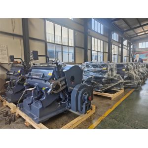 Manual Die Cutting And Creasing Machine With Paper Carton Box Making Machine For