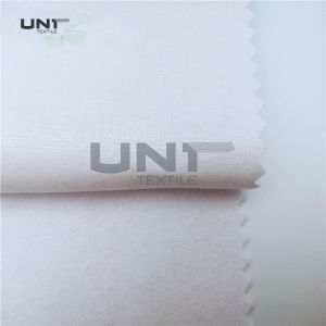 Eco Friendly Woven Fusible Interlining Double Dot 100% Polyester Adhesive