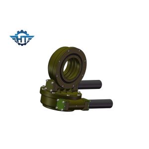 Envelop Dual Axis Worm Gear Slew Drive With 12vdc Electrical Motor , Long Life