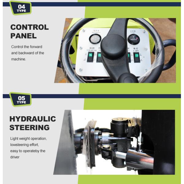 Small Vibratory Road Roller with Hydraulic Features Mini Road Roller Compactors Machine