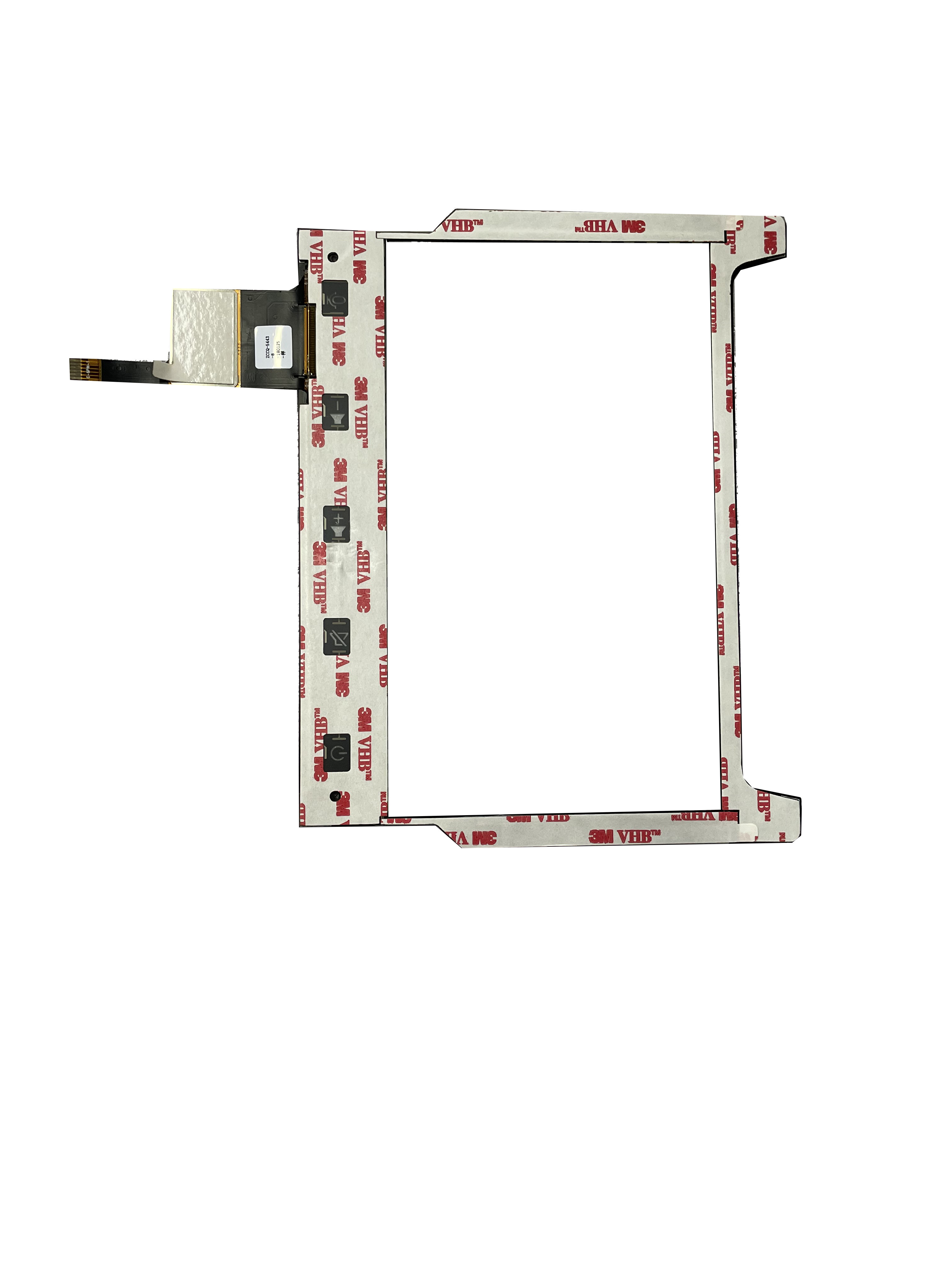 8 Inch Explosive Proof Custom Capacitive Touch Panel With Curved Cover Glass
