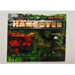 Aluminum Foil Herbal Incense Packaging Matte OPP Material With Transparent Color