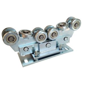 Wholesale Electric Cantilever Sliding Gate Kit 10 Wheels For 80x80 Rail 68mm Carriage Roller Adjustable Plate from china suppliers