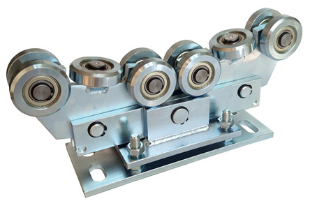 Electric Cantilever Sliding Gate Kit 10 Wheels For 80x80 Rail 68mm Carriage