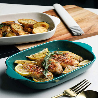 Small Rectangular Ceramic Baking Dish For Oven Ovenware Bakeware