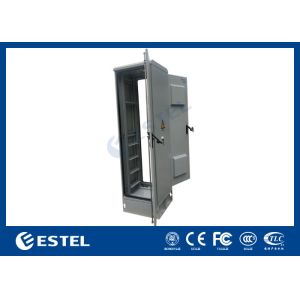 Customized 19inch 42U IP55 Outdoor Telecom Cabinet With Quater Fans and Dual