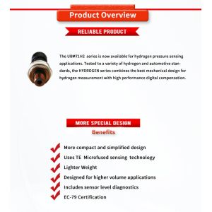 448 Range Hydrogen Pressure Sensor For UBM71H2Y EC-79 TE Mobility Fuel Cell