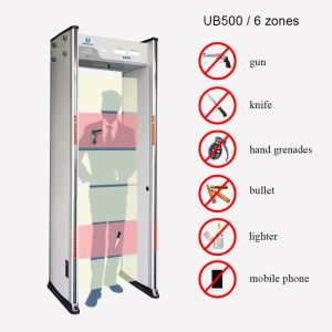 Hot sale high quality portable walk through metal detector security gate for
