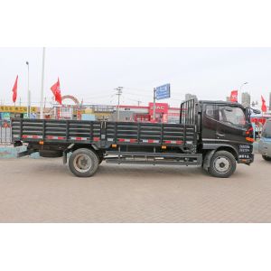 New Light Cargo Truck Black Color 145hp Diesel Engine Loading 8 Tons Single And