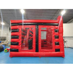 Digital Printing Inflatable Bounce House With Slides Miraculous Ladybug