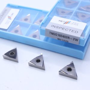TNGG1604 Negative Turning Inserts with 2W Finish Chipbreakers and MC1020/PV1120