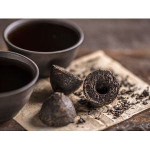 China Antibacterial Wild Pu Erh Tea , Pure And Long - Lasting Pu Erh Black Tea on sale