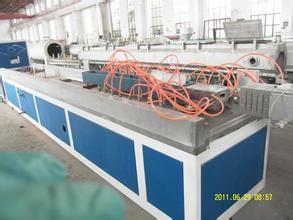 China WPC Handrail Profile Extruder , Railing Profile Machinery on sale