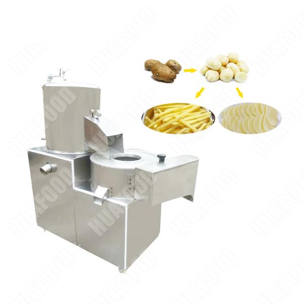 Potato Washing Peeling Cutting Machine/potato Slicer Machine/electric Potato