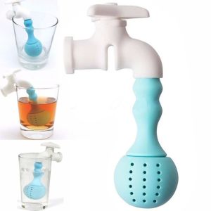 High Quality Durable Custom Color Food Grade Silicone Tap Tea Infuser