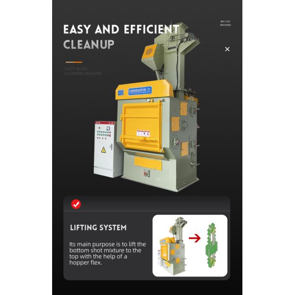 Automatic Crawler Type Shot Blasting Machine 13KW For Deflashing