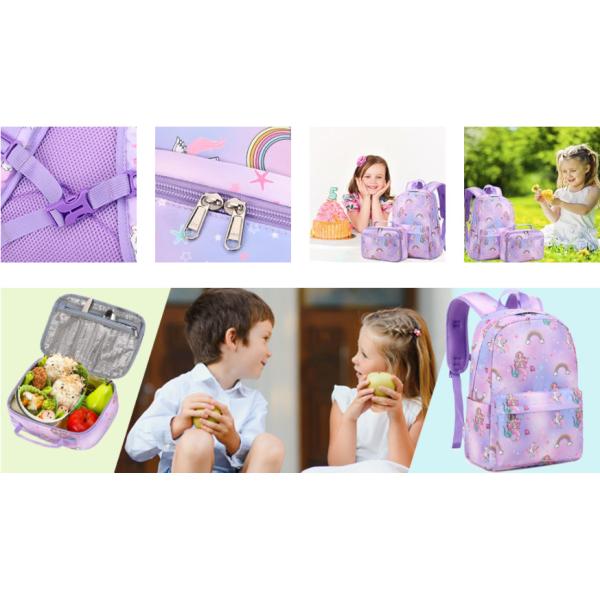Girls Backpack Pre School Backpack Mermaid Backpack Two Piece Set School Backpack