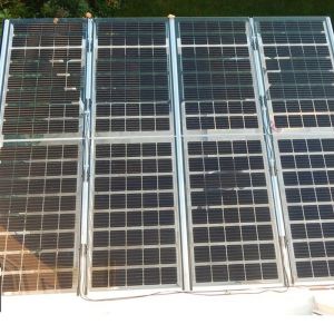 Rixin 200watt Mini BIPV Double Glass PV Modules Solar Panels Polycrystalline