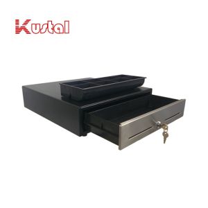 Wholesale 24V RJ12 410mm High Quality Stainless Panel POS Economical Cash Drawer With Micro Sensor from china suppliers