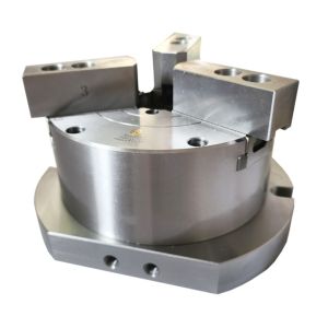 Stainless Steel Power Lathe Chuck , Vertical 3 Jaw Power Chuck