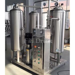 High Speed 8000L/H SUS304 Carbonated Drink Mixer With Plate Exchanger