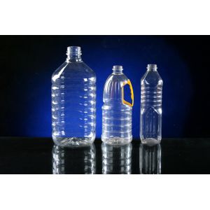 380V / 14KW Semi-Automatic Bottle Blow Molding Machine to make PET bottles for