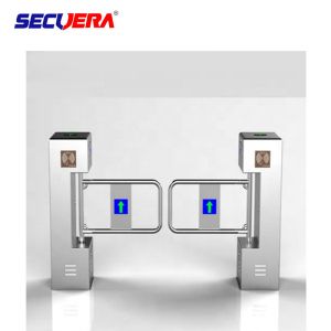Pedestrian Automatic Sliding Security Entrance Control Swing RFID Turnstile