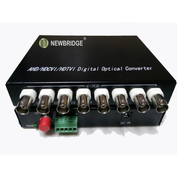 8 Channel BNC HD TVI / CVI / AHD Transmitter Receiver 1310nm&1550nm 20KM 8CH