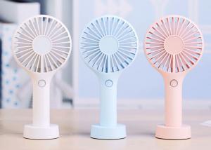 China Mini Desk / Table Small Battery Operated Fan Usb Chargeable Easy Operation on sale