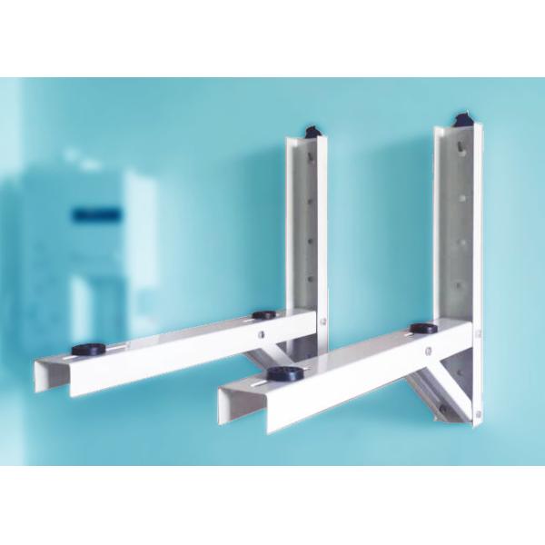 Quality Iron Ac Mounting Bracket White Triangle Shape Smooth Surface for sale