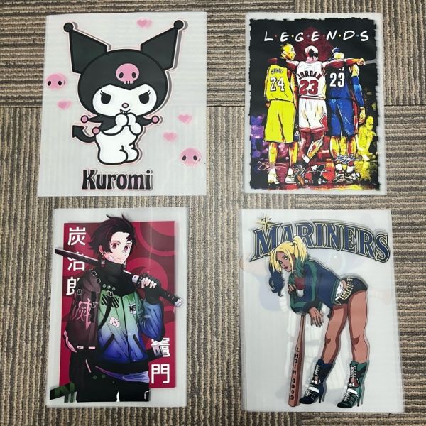 Machine Washable High Stretch Customizable Designs DTF Transfer Heat Transfer Sticker for Apparel