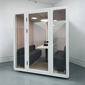Wholesale 4 Person Meeting Pod with STC35dB Acoustic Performance L200×W180×H233cm External Size and L186×W164×H206cm Internal Size from china suppliers
