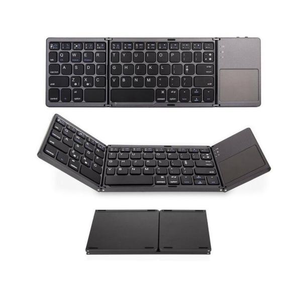 Quality Foldable Bluetooth Keyboard,ABS Portable Mini Keyboard with Touchpad for IOS,Android for sale