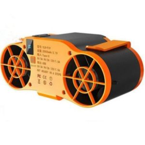 20000mAh Battery Portable Waist Fan 6 Adjustable Speed Levels and Power Bank