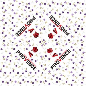 Wholesale 20-Count 6.5x6.5in Decorative Paper Napkins Provence Lavender Print from china suppliers