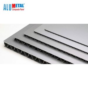 1500MM FEVE Aluminum Corrugated Panel Interior ACP Sheet Gloss 5800mm