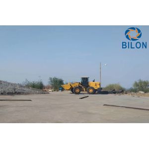 Smooth Handling 42KW Wheel Loader with Dry type Axle Fork Attachment 30-100L/Min