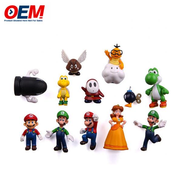 Factory custom plastic pvc vinyl fugure toys Custom Kawaii Figure Mario Collective Toy Set