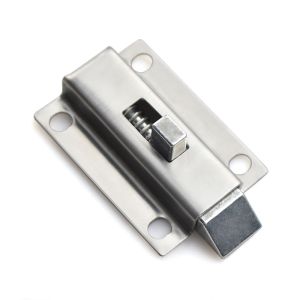 A3 Steel Zinc Alloy Spring Latch Lock , Carbon Steel Galvanized Spring Loaded