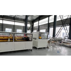 Width 300mm WPC Solid Door Frame Making Machine 25000*2200*2200mm