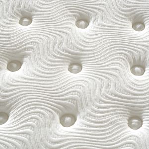 White Pillow Top Bonnell Spring Mattress Compressed Knitted Fabric