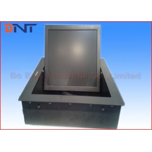 2.5mm Commercial Office Computer Monitor Lift Flip Up With 19" FHD Screen