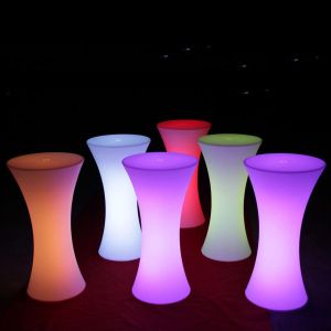LED Cocktail Table For Event Party Wedding Bar Club Pub Shipping Method By Sea