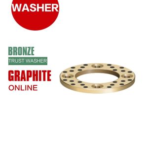 SOBW Washer, Self-Lubricating Embedded Graphite Bronze, Copper Sliding Washer