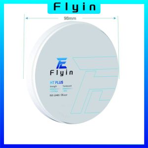 41% HT Plus Zirconia Block White 1300MPa Bending Strength For Dental Equipment