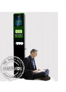 Wholesale 21.5 Kiosk Digital Signage Display Stands Cell Phone Charging Station Multi Media Ads from china suppliers