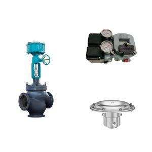 Pneumatic Control Valve With Masoneilan SVI2-21113111 Positioner And Tescom 44