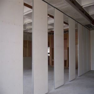 Fabric Soundproof Aluminum Track Channel Folding Movable Operable Partition