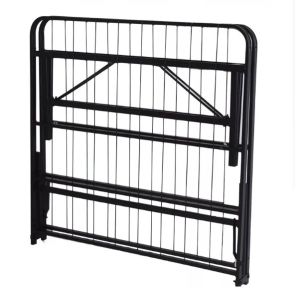 Modern Style Foldable Metal Bed Frame High Strength Easy Cleaning And Move