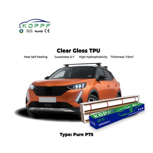 Tpu Ppf Film Clear Anti Scratch Wrapping Auto Clear Ppf Self-healing Car